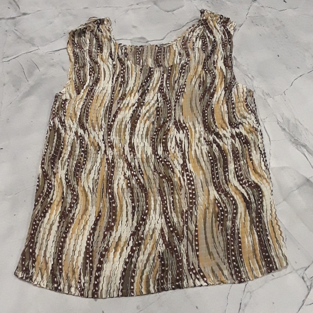 Crinkle Plisse L Woman Top